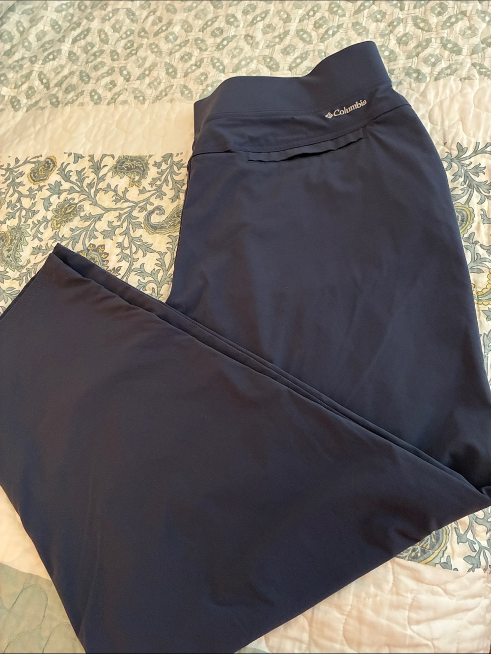 UPF navy Columbia ankle pants